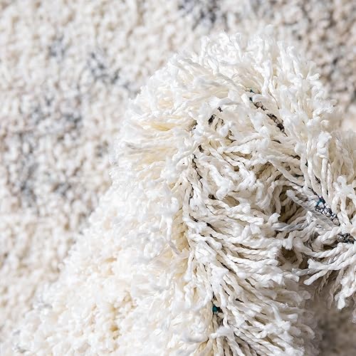 Miniatura 8 de Rugs.com Soft Touch Shag Collection Alfombra de área, 5 x 8 pulgadas, color gris guijarro, perfecta para dormitorios, comedores, salas de estar