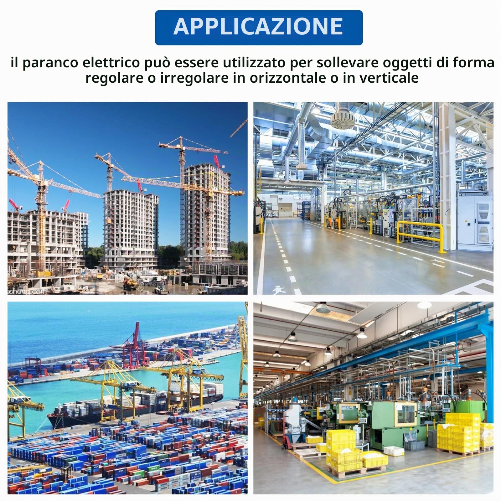 Paranco Elettrico 500 KG con Telecomando Senza Fili, 1500W 3 in 1 Argano Elettrico Portatile, Verricello Elettrico 7,6 m/25ft Montacarichi Elettrico per Garage Magazzini Costruzione Domestica