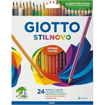 Fila 040086.01 Giotto Stil Novo Pencils &ndash; Pack of 24