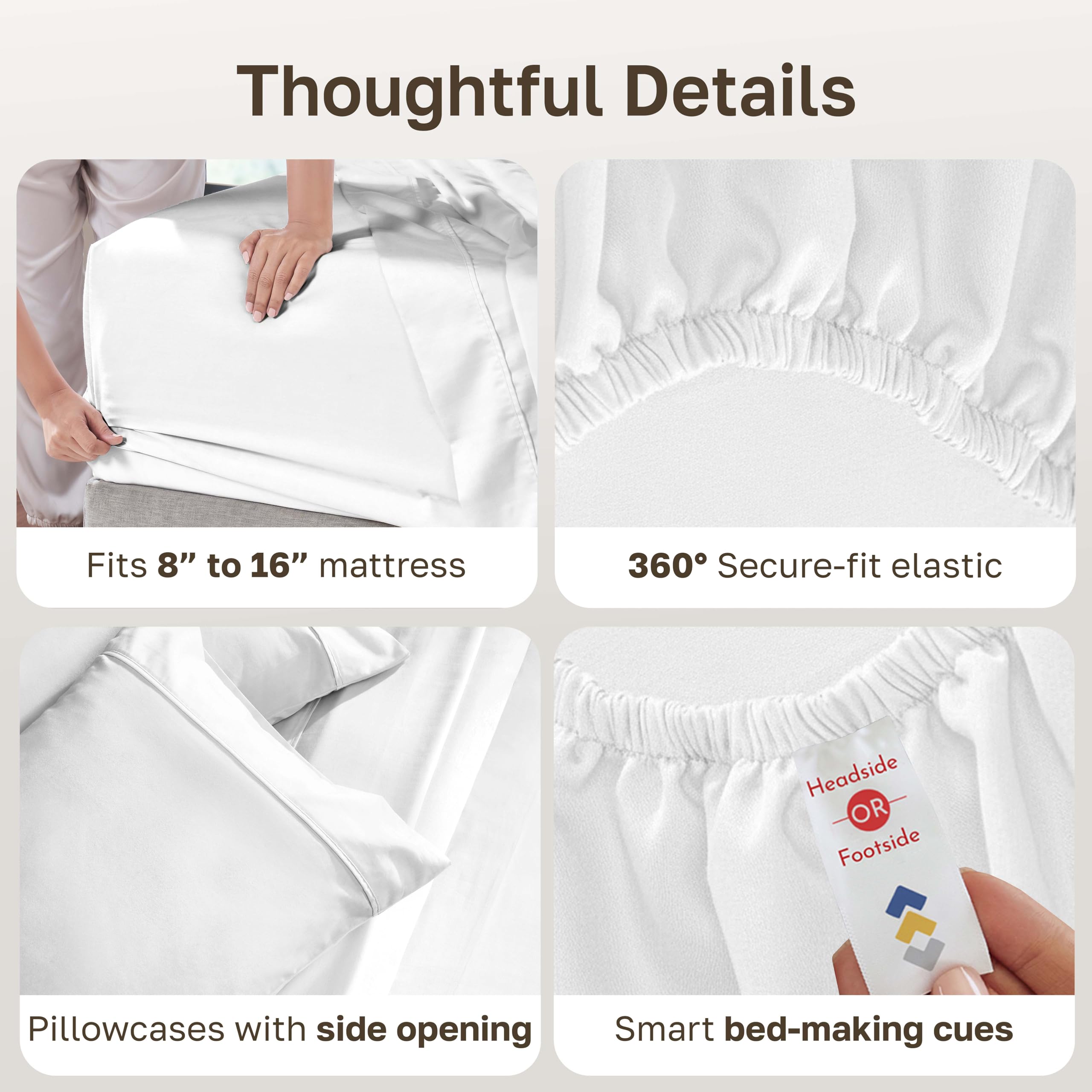 Amazon.com: California Design Den Soft 100% Cotton Full Size Bed