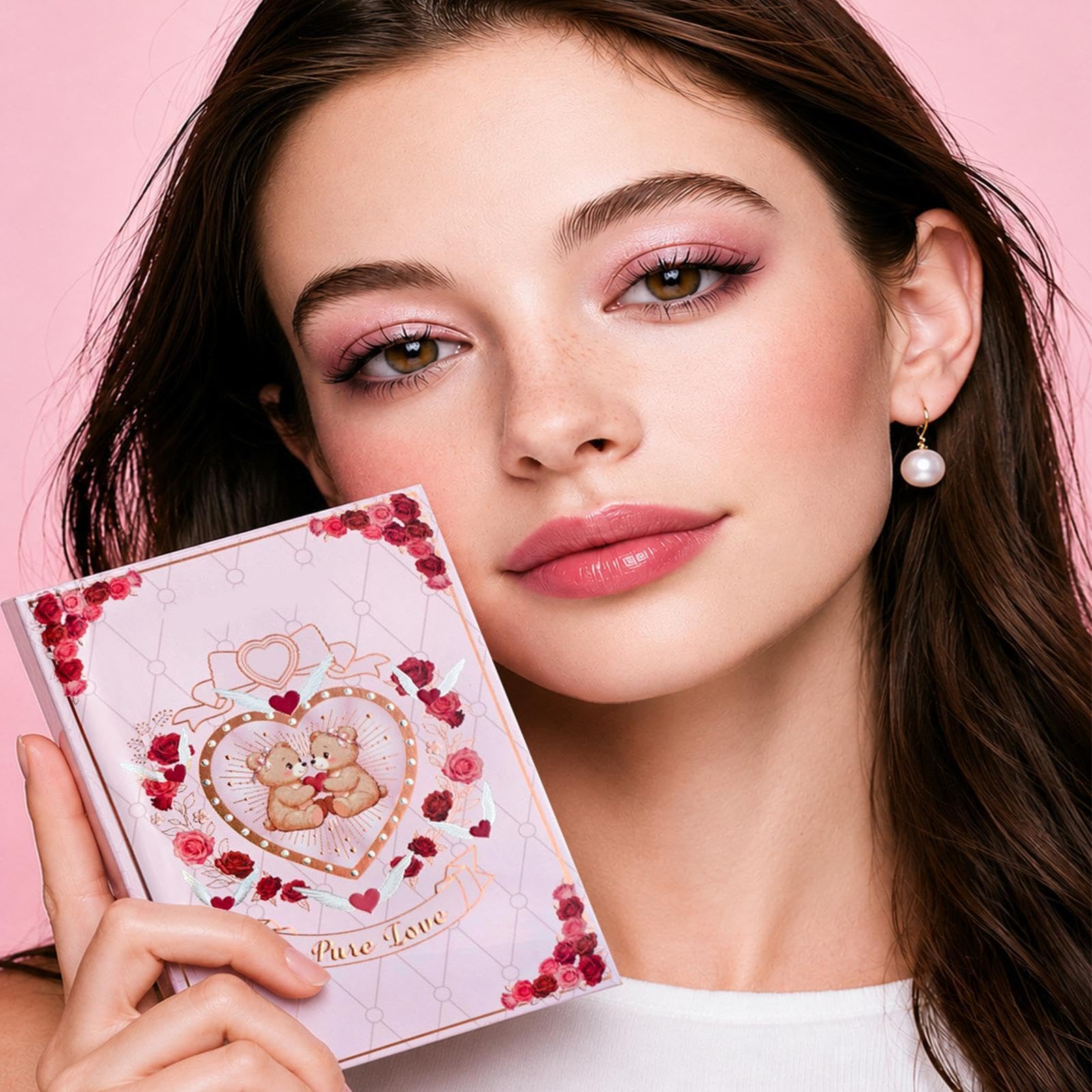 Make-up Palette Mit Rouge und Highlighter