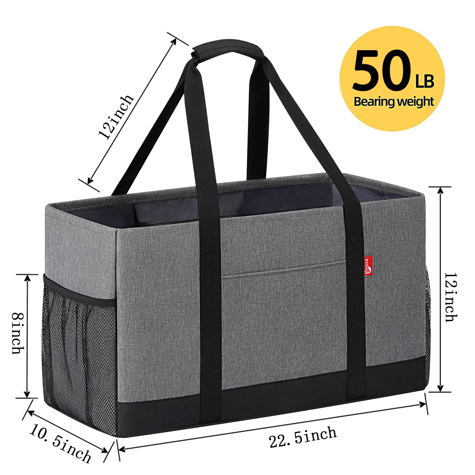 Amazon.com: RVSNQ Extra Large Utility Tote Bag, Foldable Reusable