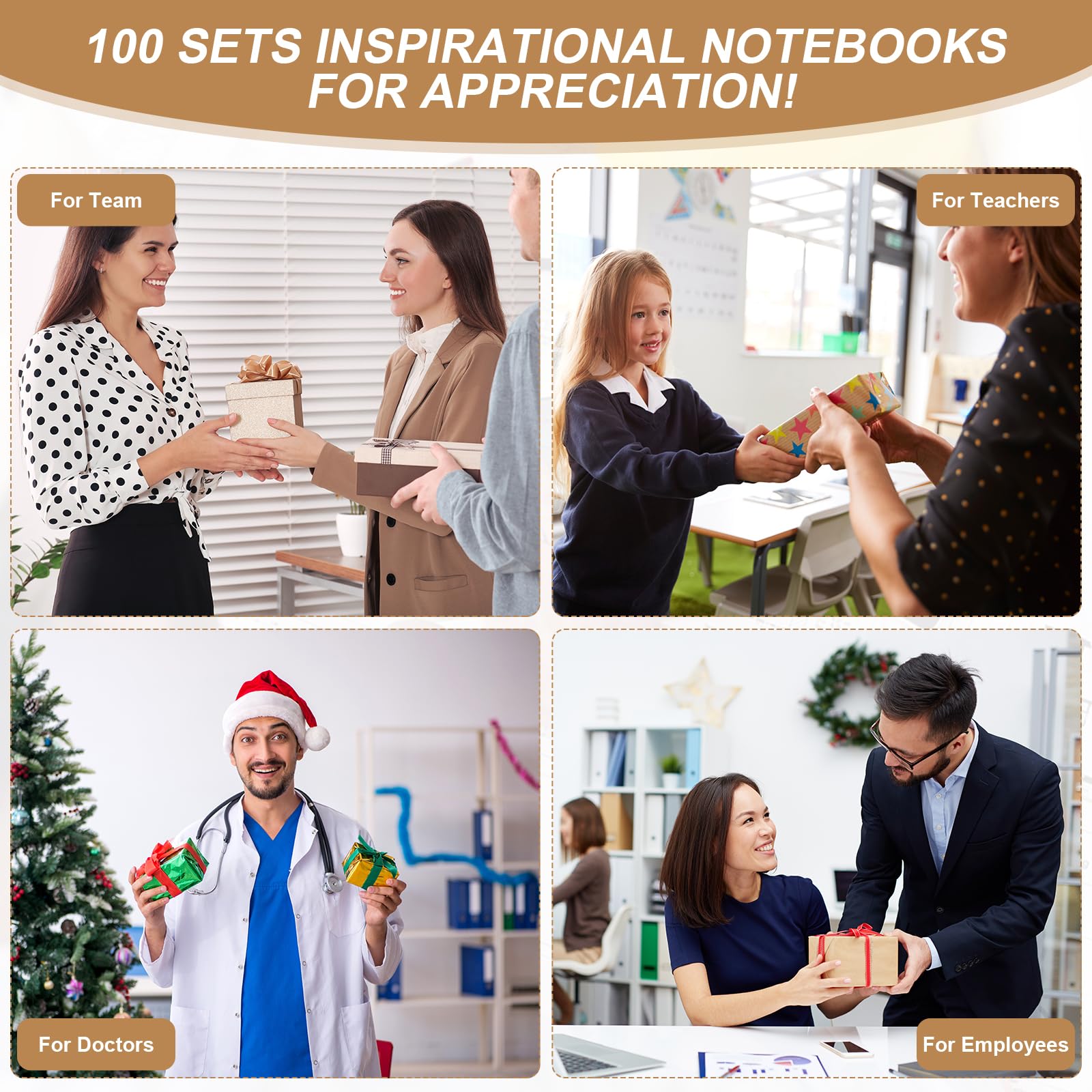 Snapklik.com : 100 Sets Employee Appreciation Gifts Bulk Thank You ...