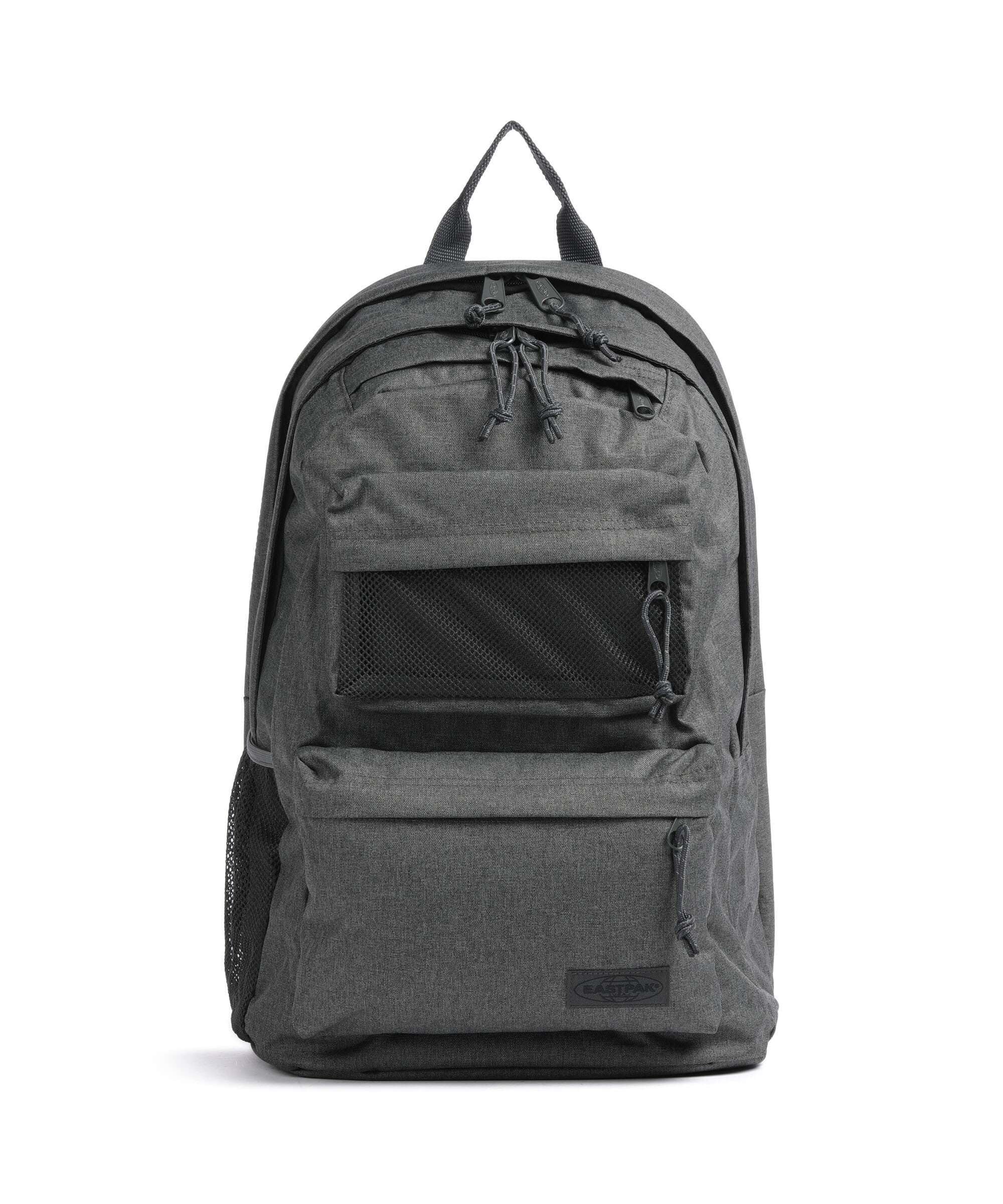 Double Office Backpack, Black Denim, Tek Beden