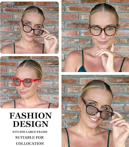 Miniatura 7 de Eyekepper Gafas de lectura fotocrómicas de transición para mujer, color negro +1.25