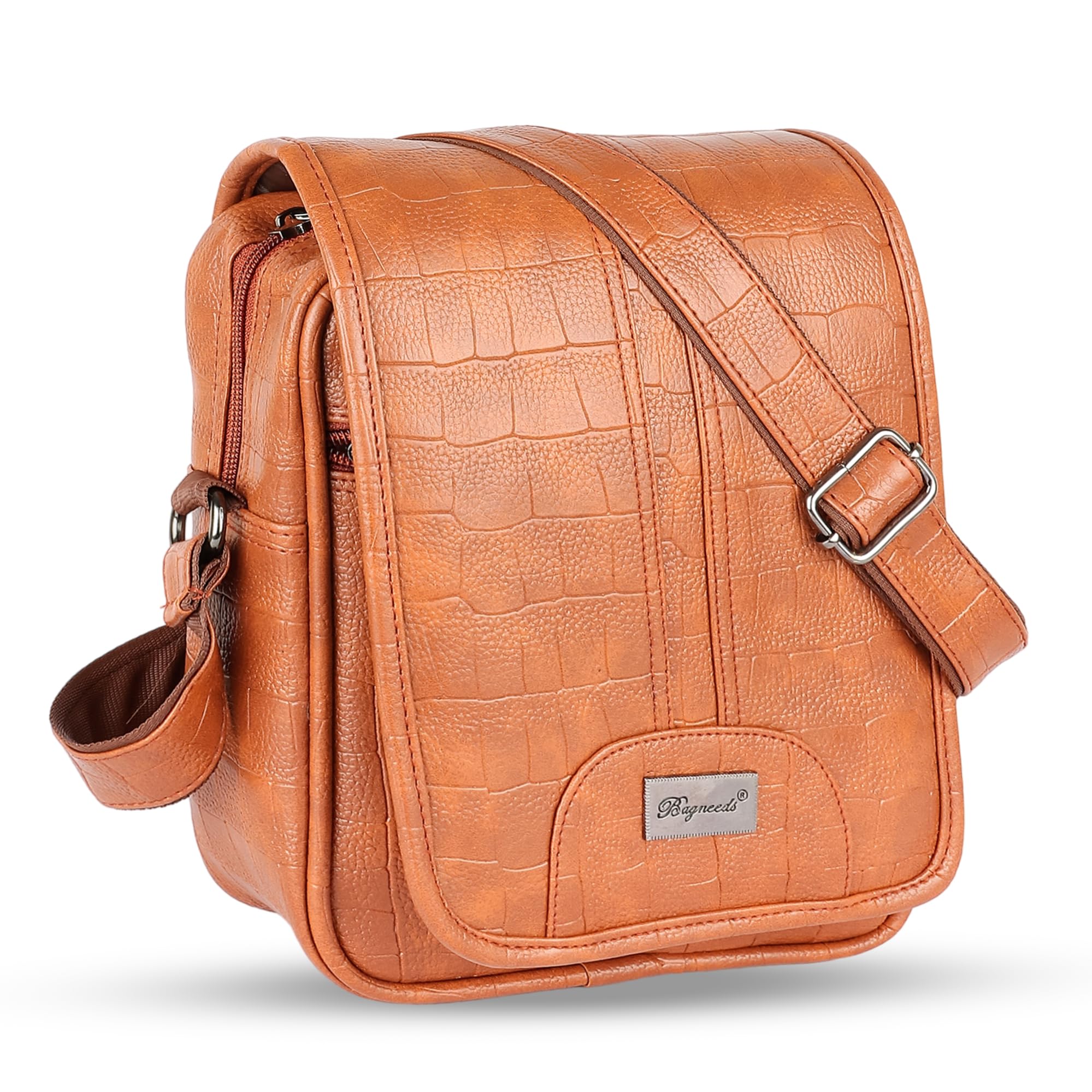 bagneeds Croco PU_Leather Men & Women Shoulder Sling Bag-picture-16