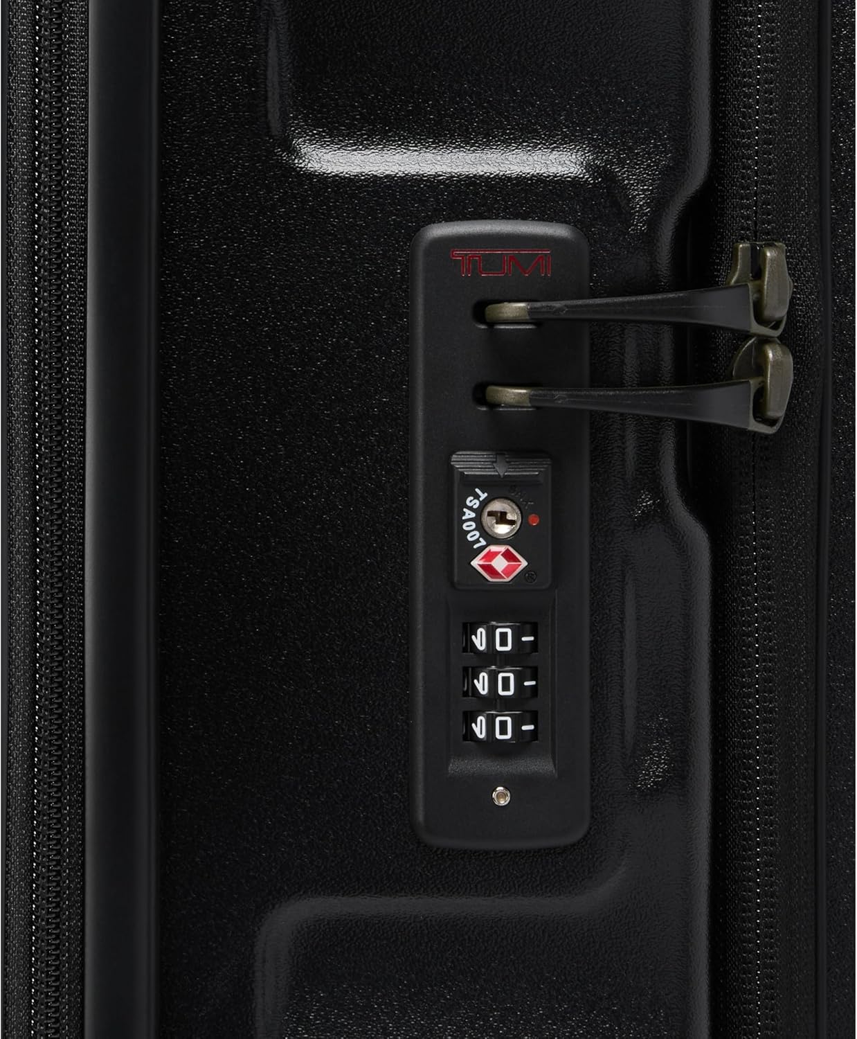 TUMI - 19 Degree Front Access - 4 Wheeled Expandable Checked Suitcase - Black Texture