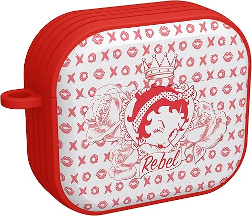 Vista 13 de AFFINITY BANDS Betty Boop Romantic Rebel HDX - Funda compatible con Apple AirPods Gen 3 (Romantic Rebel)