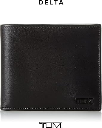 TUMI - Delta Global Center Flip ID Passcase - Bifold Leather Wallet - RFID Blocking Accessory - Multiple Card Slots - 4 x 5 - Black