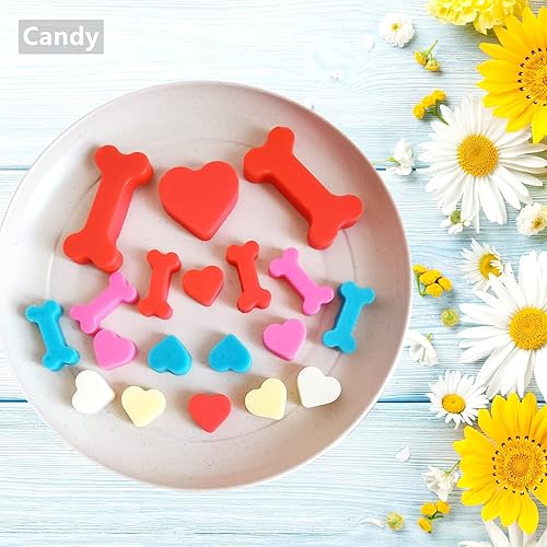 Miniatura 3 de Moldes de silicona para hueso de perro para gomitas de chocolate moldes de cera para perros moldes de resina L