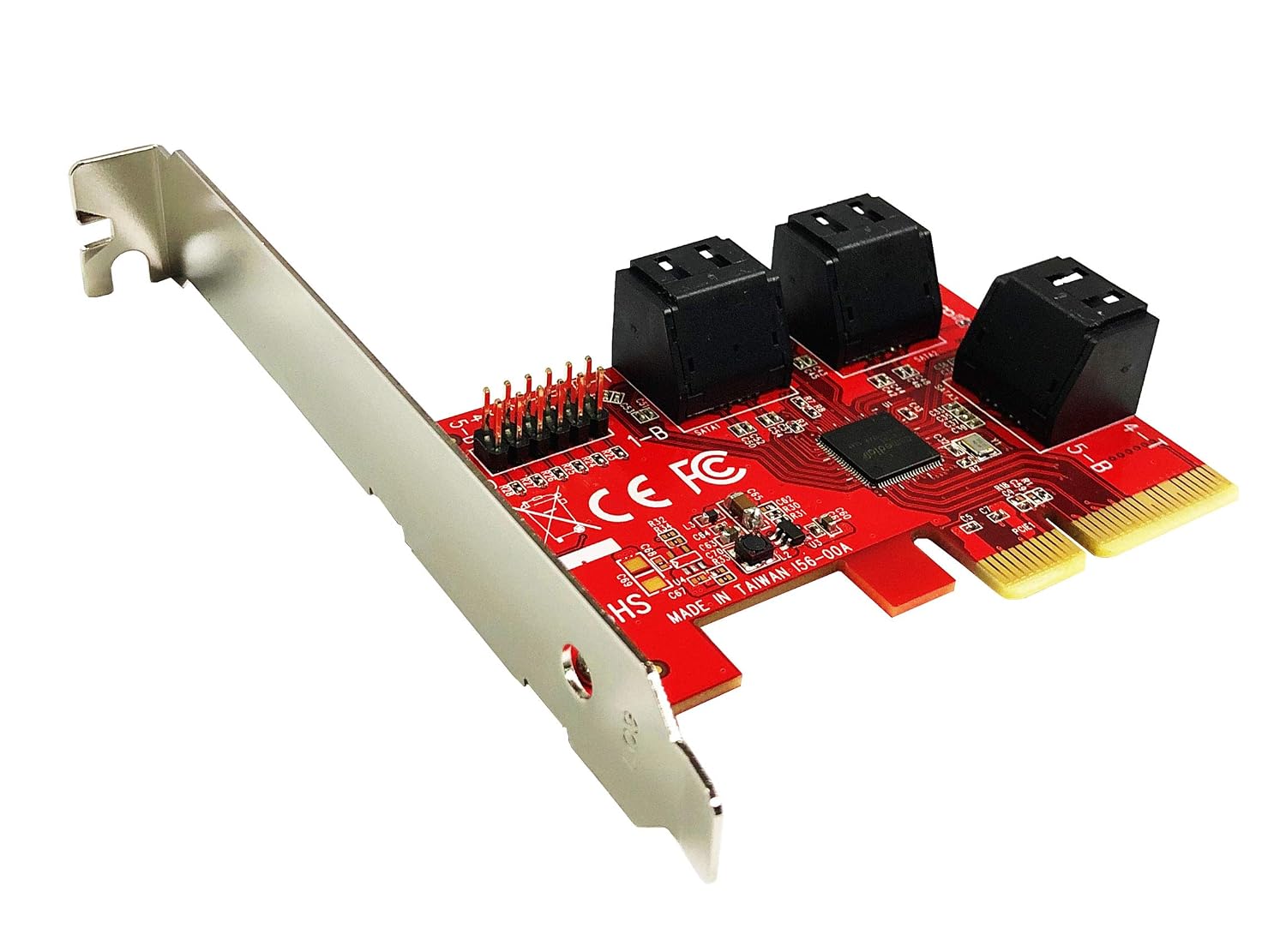 Ableconn PEXSA156 6Port SATA 6G PCI Express x4 Host Adapter
