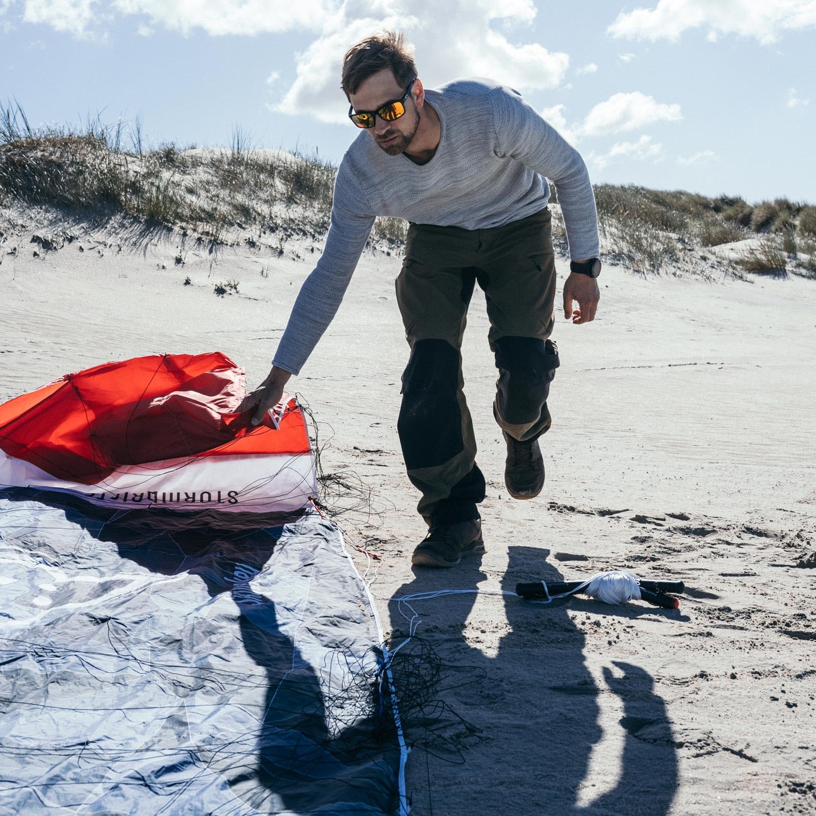 Skymonkey Stormdrifter Aile de Traction à Quatre Fils, Tailles 230cm, 330cm, 430cm