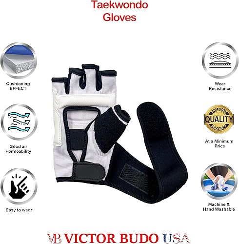 Miniatura 2 de TEKA Taekwondo - Protector de mano para entrenamiento de karate, boxeo, Kung Fu Kickboxing, MMA Training Competition