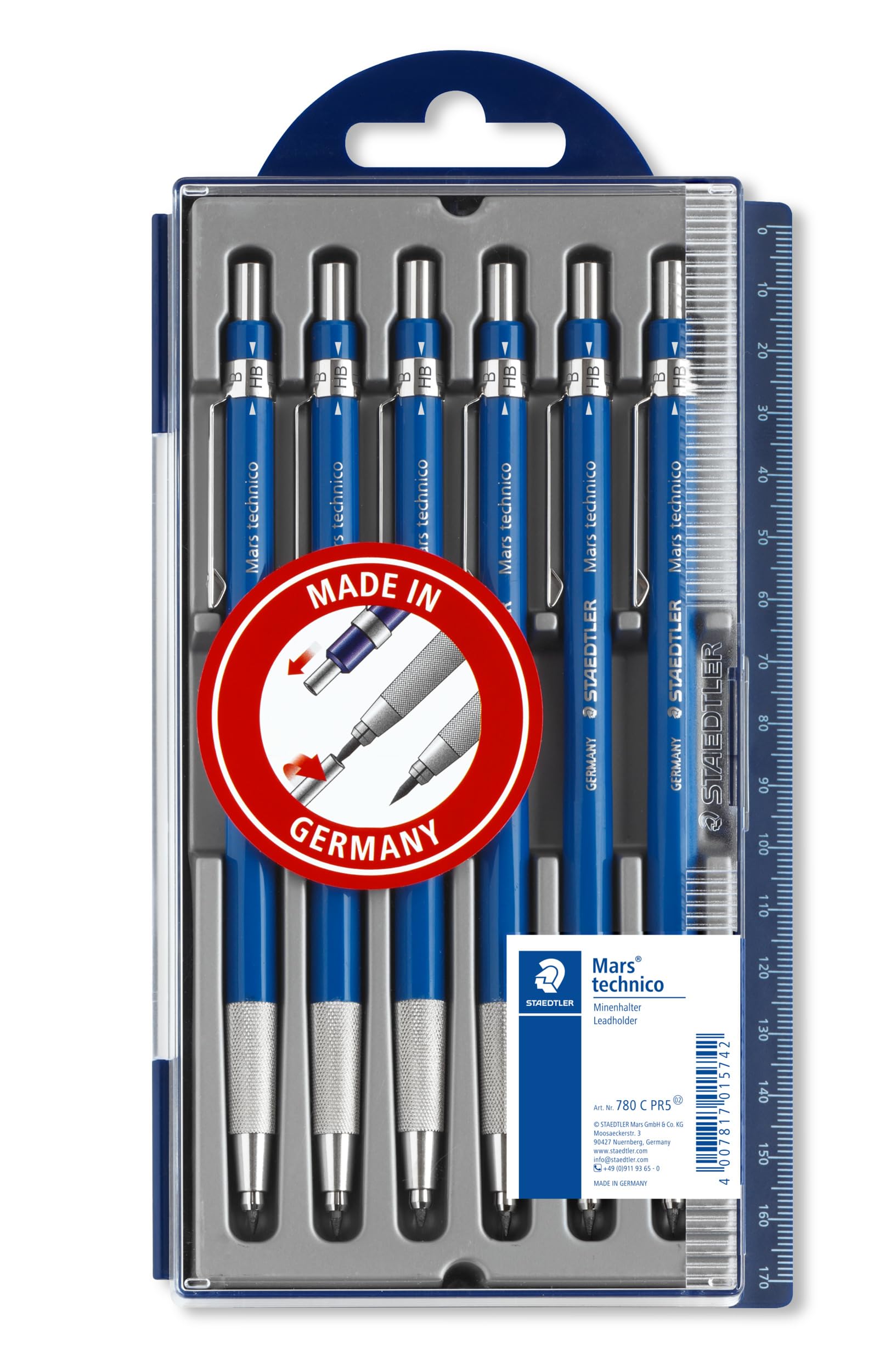 STAEDTLER Mars Technico 780 C PR5 Leadholder Pencil with Built-in