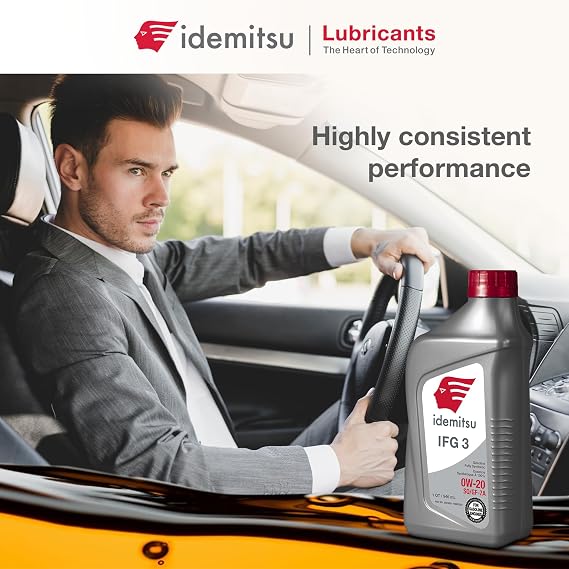 Idemitsu IFG3 0W-20 SP/GF-7A Full Synthetic Motor Oil 1 Quart | Engineered for Maximum Fuel Efficiency and Engine Protection