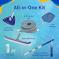 Vista 3 de Blue Wave NA394 Kit de mantenimiento grande para piscinas sobre el suelo