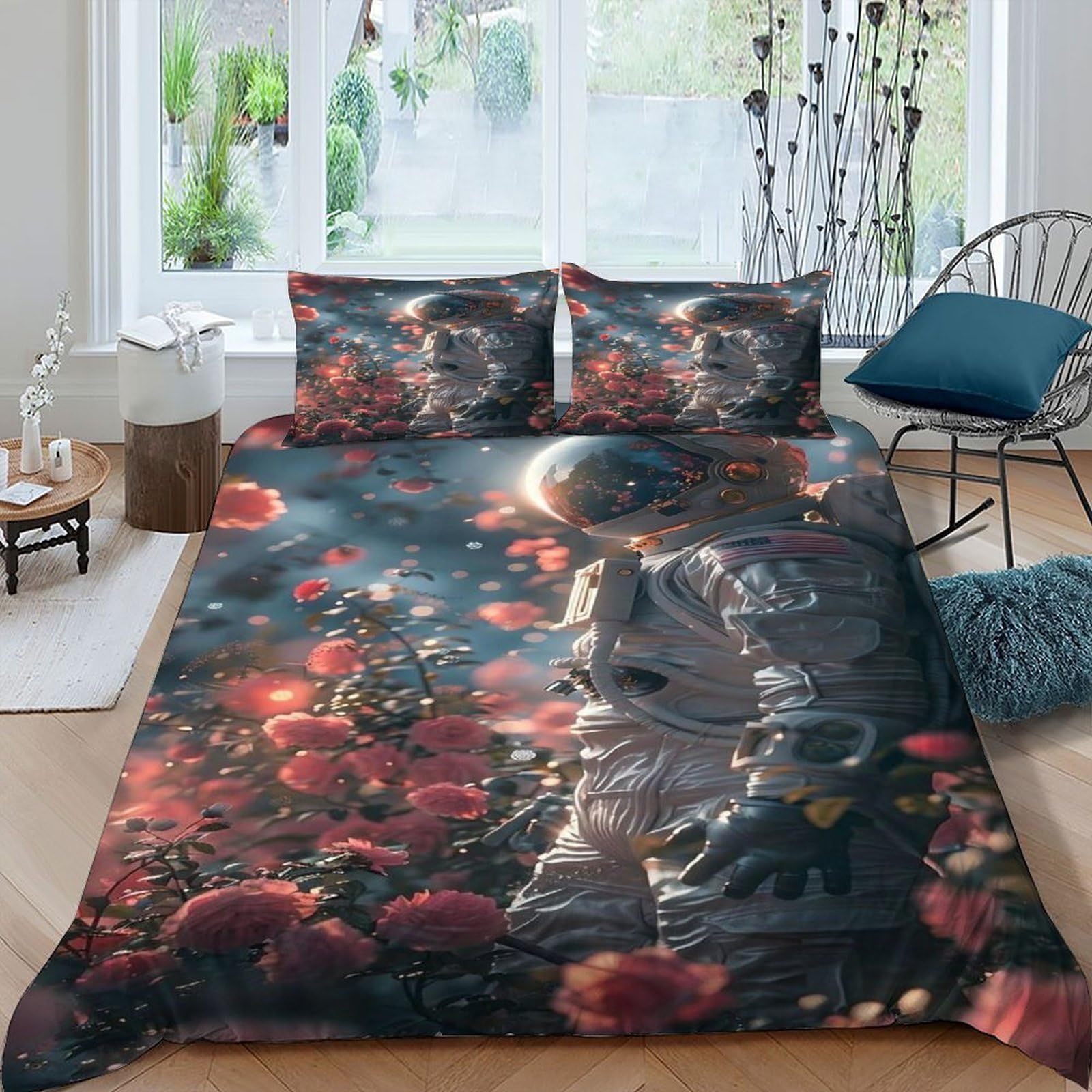Linge de lit thème espace pour transformer la chambre des adultes et enfants