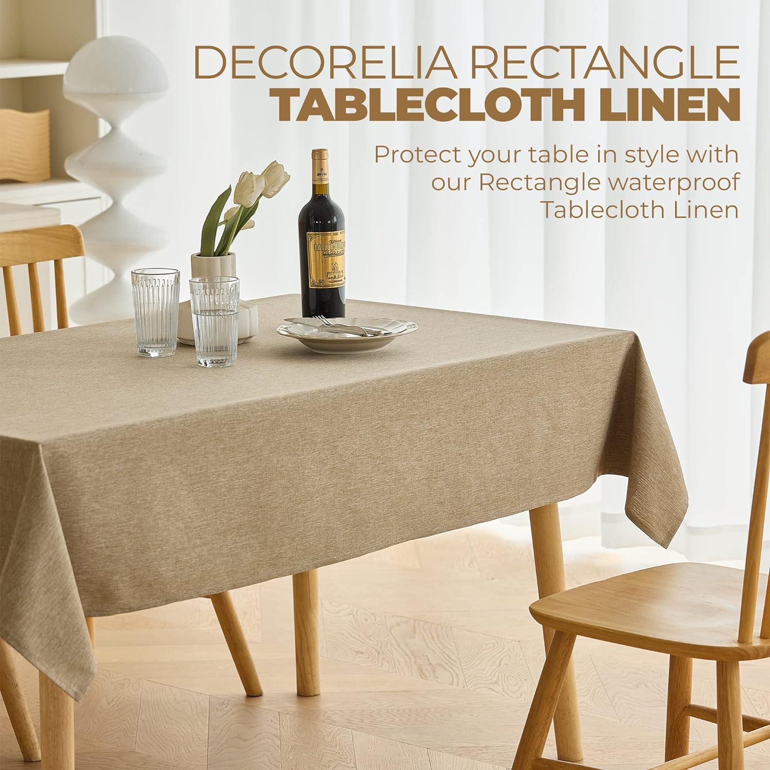 Waterproof Burlap Table Cloth
