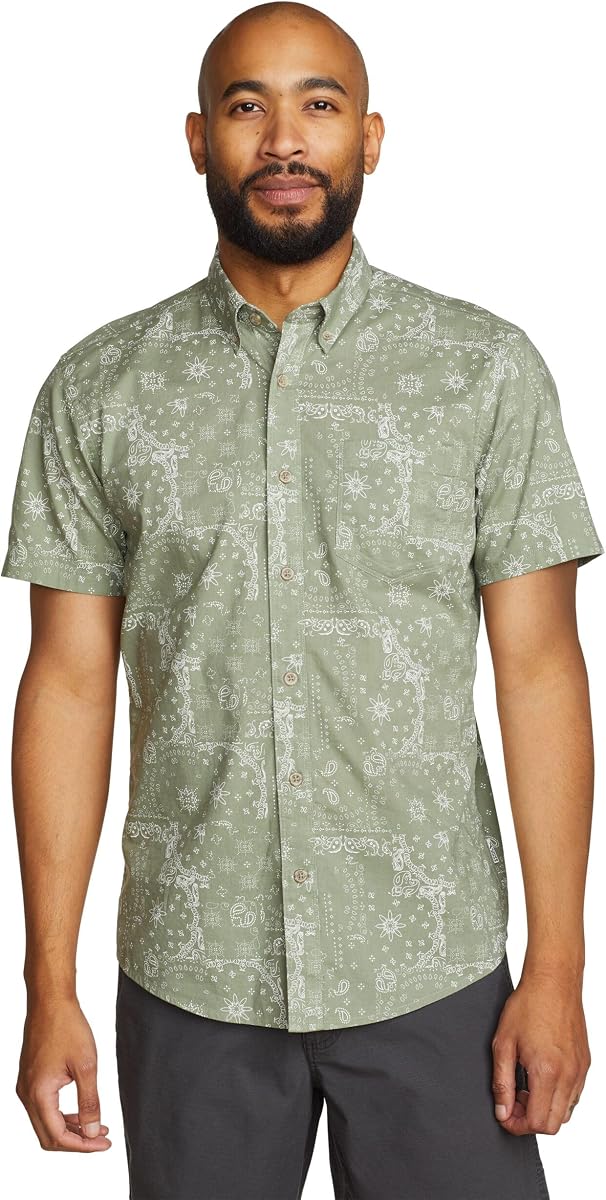 Eddie Bauer Mens Eddie Bauer Printed Baja Shirt
