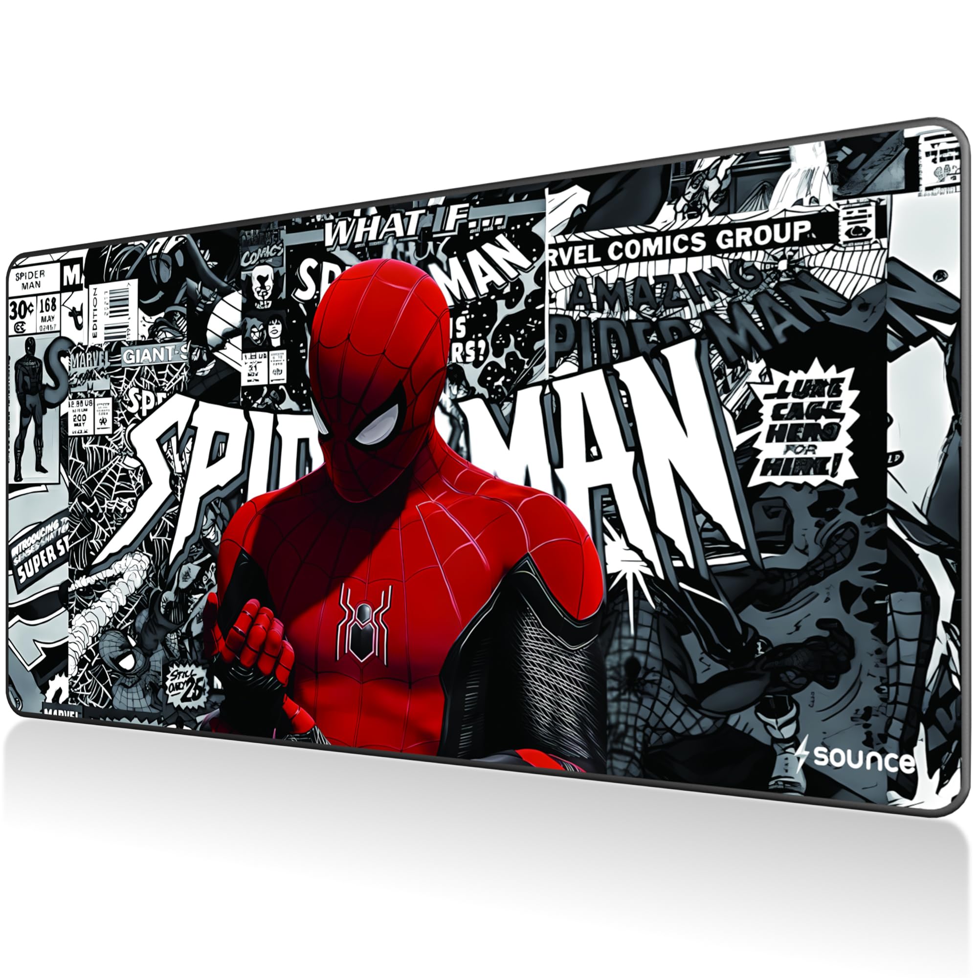 Sounce Extended Gaming Mouse Pad | Large Desk Pad with Stitched Edges & Non-Slip Rubber Base | for Computer, Laptop, Keyboard | Office & Home | 800 x 300 x 2 mm — Amazon image 14