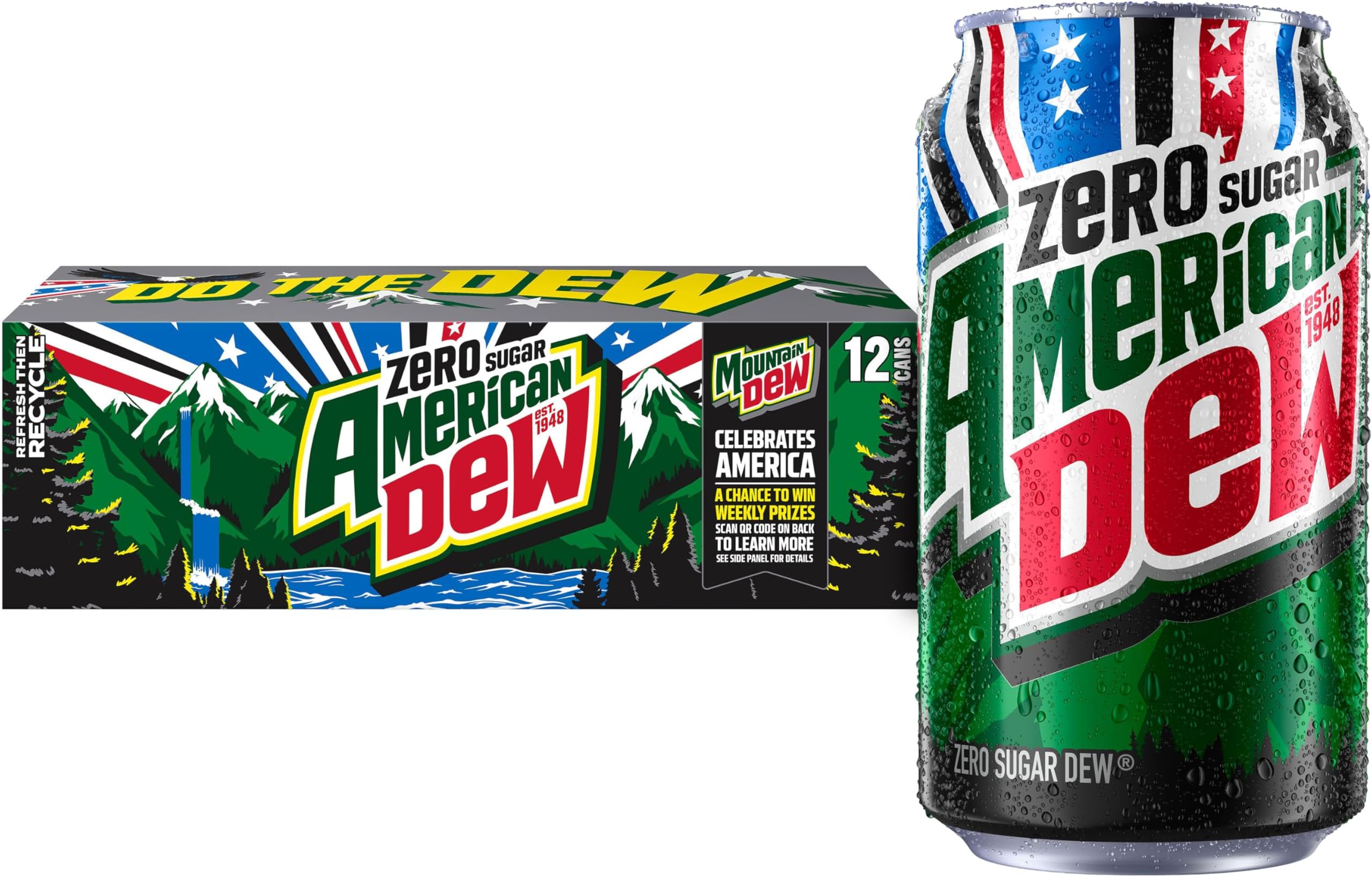 Zero Sugar Soda, 12oz Cans (12 Pack)