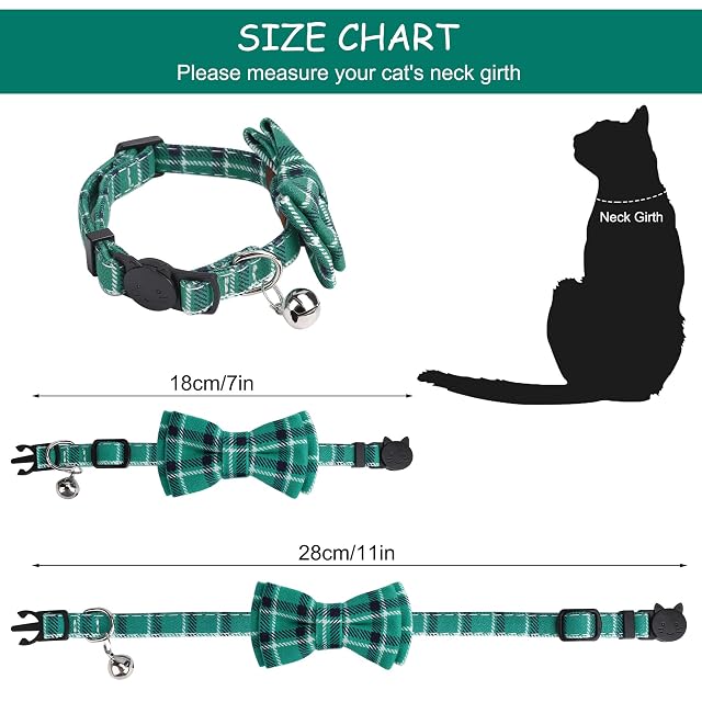 Foto 4 de 7 de Collar para Gatos Reflectante con Hebilla de liberación de Seguridad
