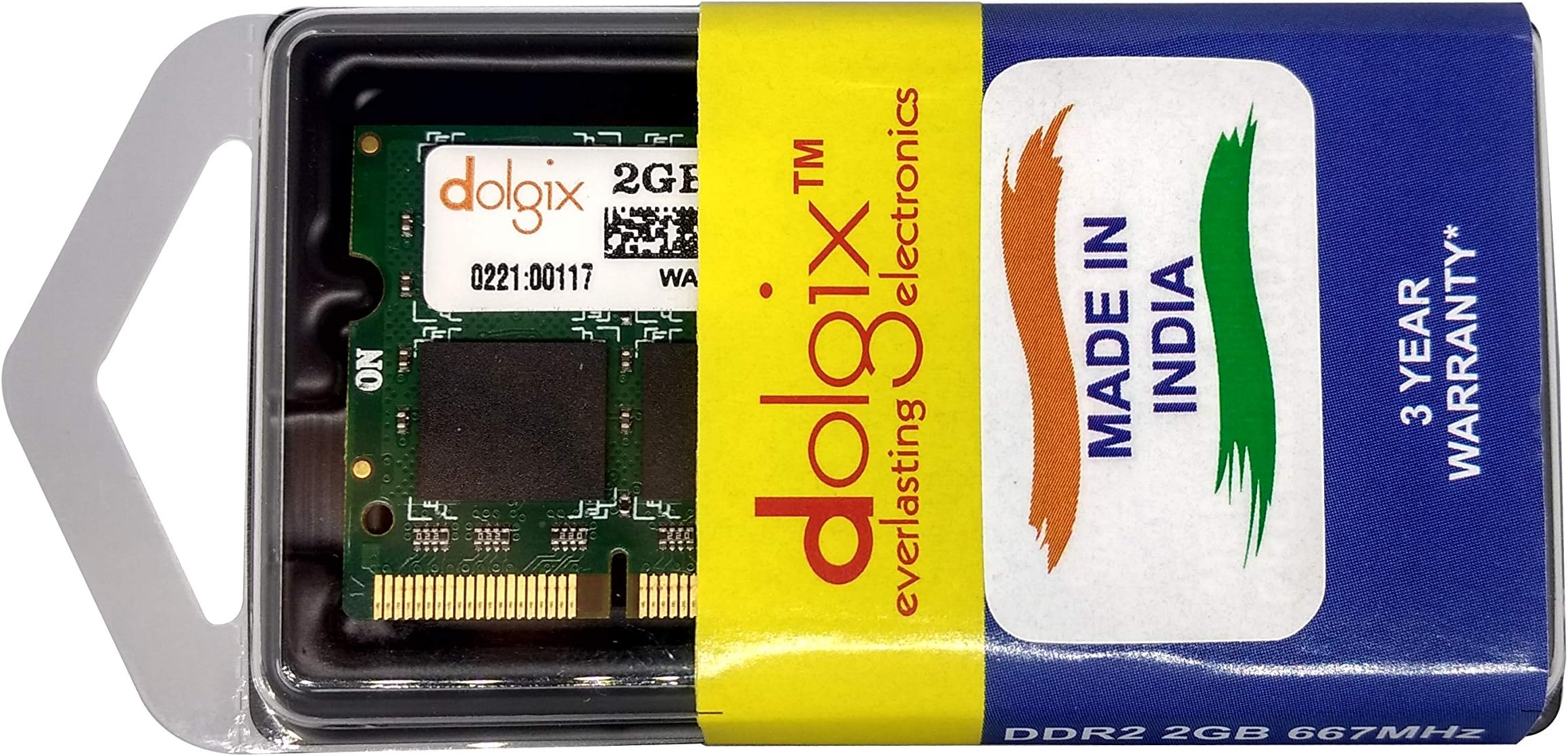Dolgix 2GB DDR2 667MHz Laptop Ram SODIMM Memory Module