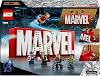 LEGO | Marvel: MARVEL Logo and Minifigures 76313 - Creative Toy Making Set Featuring Avengers Characters for Superhero Lovers, Birthday Gift (931 Pieces)