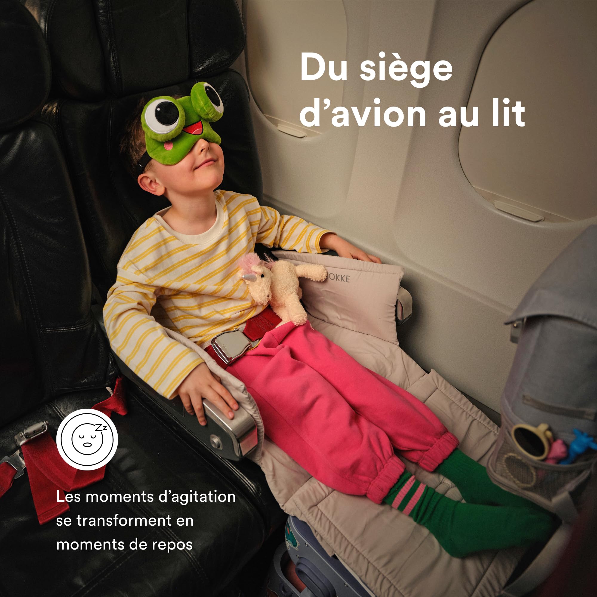 Valise Avion pour Enfant Bed Box 2.0 JetKids Sea Green - Stokke