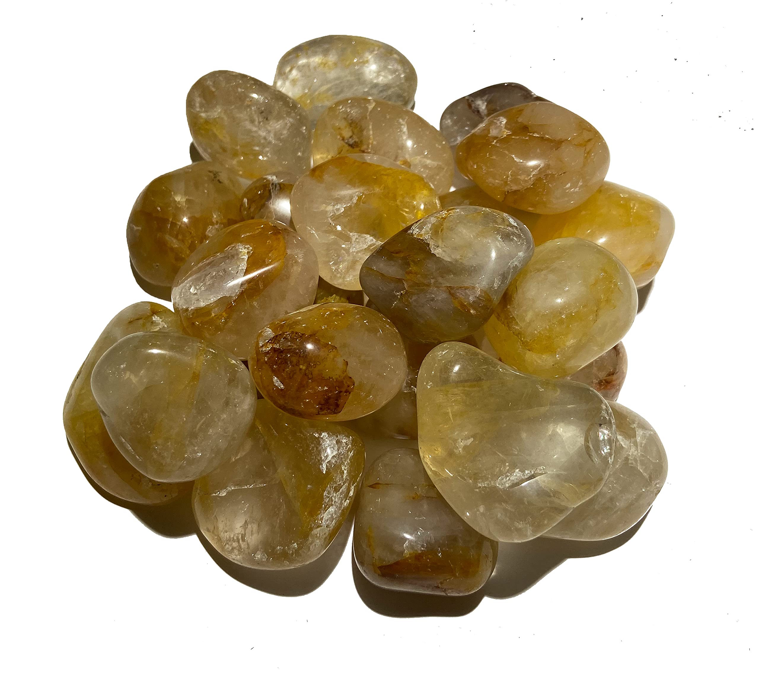 Zentron Crystal Collection Tumbled Fire Quartz - 1/2 Pound