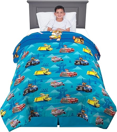 Miniatura 2 de Paw Patrol - Ropa de cama para niños, edredón de microfibra suave, individual, (oficial) producto de Nickelodeon Franco
