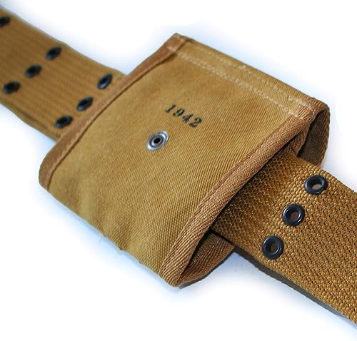 Miniatura 6 de WW2 US M1 Carabina Bolsa 2 Celdas Revista Bolsa Color Caqui