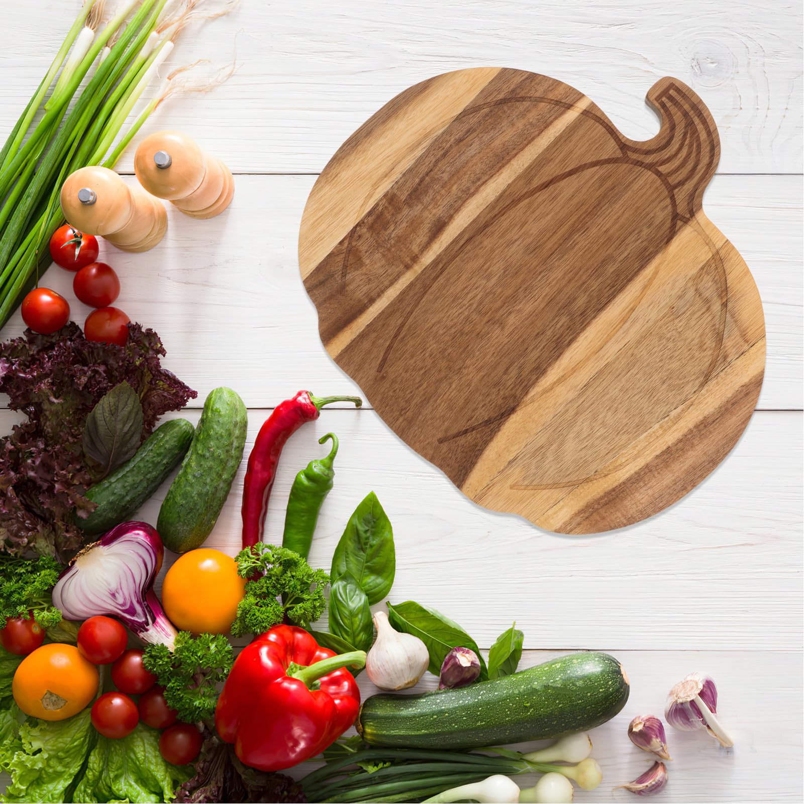 Operitacx Tabla de embutidos con forma de calabaza - Tabla de quesos de madera para Halloween - Platos de aperitivos de madera para fiestas de otoño y Acción de Gracias - Uso en la cocina
