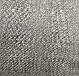 Upholstery Fabric - Steel Grey Linen Look Basket Weave Curtain Cushion Fabric
