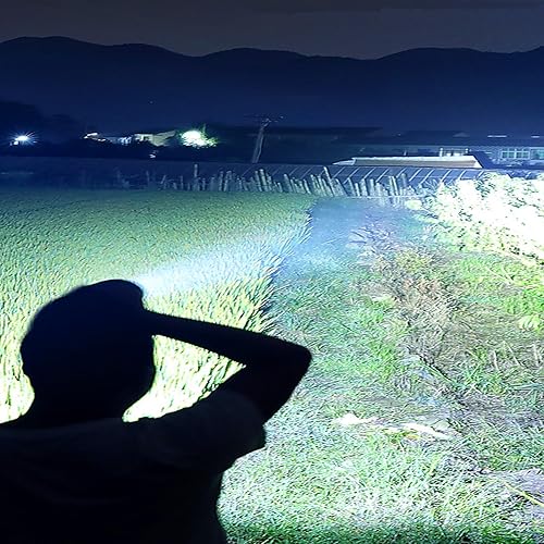 Miniatura 7 de Linterna frontal recargable de 90000 lúmenes, lámpara de cabeza ultra brillante, luz de casco duro con zoom, IPX54, accesorios de campamento, 6