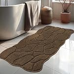 Règles de salle de bains 32 x 20 Règles de douche en microfibre ultra doux et antidérapant pour salle de bain
