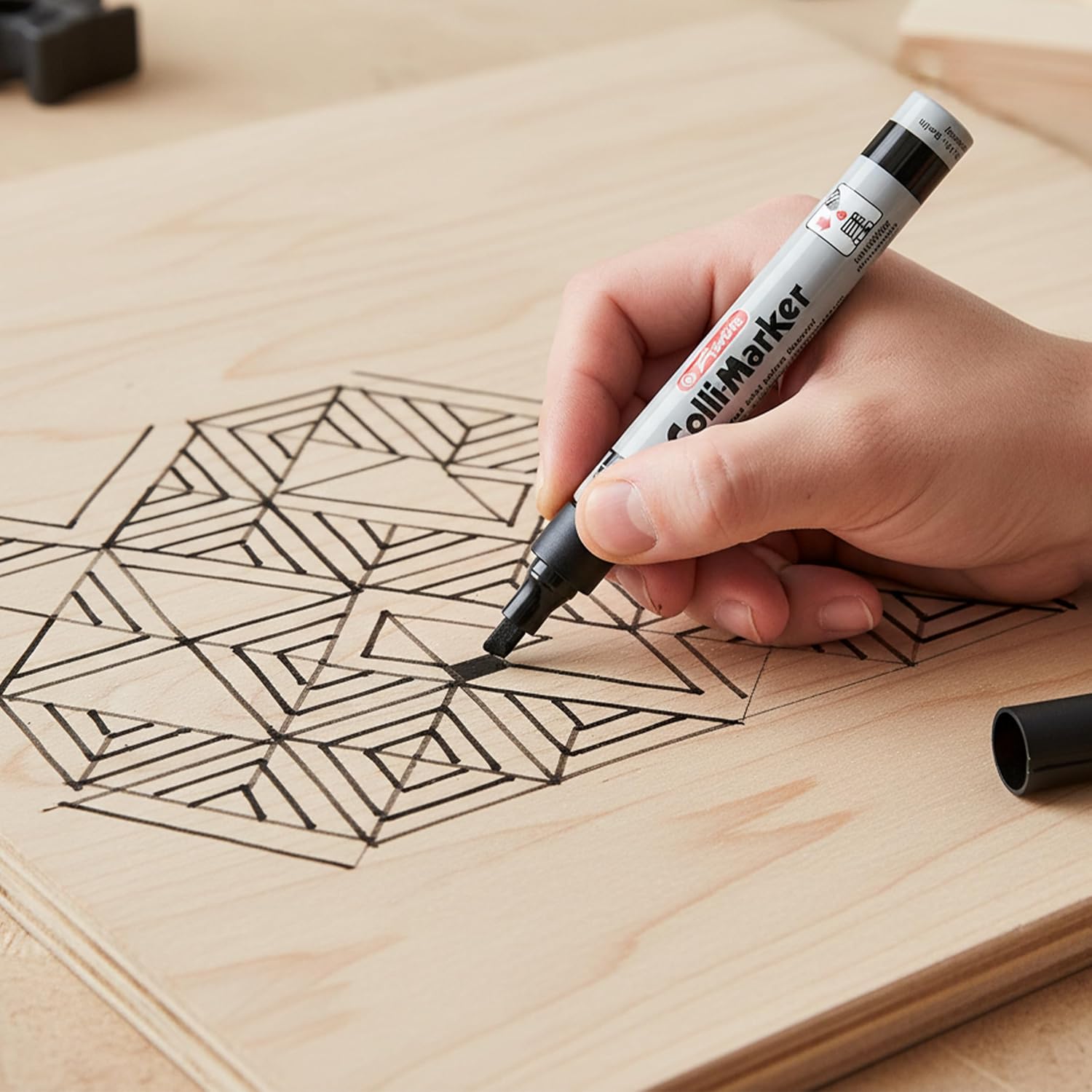 Herlitz 1-5mm Permanent Colli Marker - Black (10 Pieces)