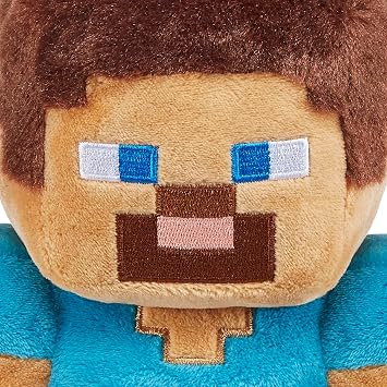 Minecraft Basic Plush Character Soft Dolls, Video Game-Inspired Collectible Toy Gifts for Kids & Fans Ages 3 Years Old & Up