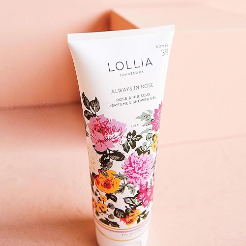 Miniatura 3 de LOLLIA Gel de ducha Always in Rose  Gel de ducha nutritivo  Limpia e hidrata la piel  Los mejores ingredientes que incluyen manteca de karité y hoja