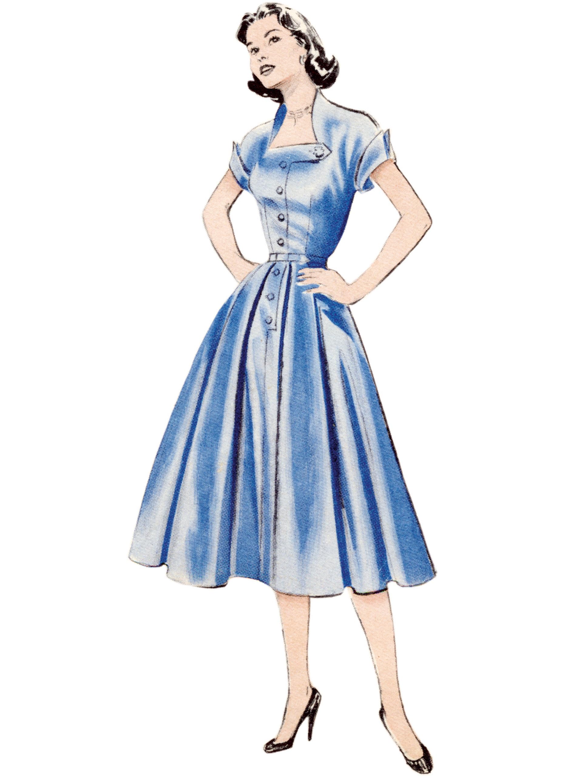 BUTTERICK Sewing Pattern B7019K5 Misses' Dress K5 (8-10-12-14-16), Multicoloured, Sizes 8-10-12-14-16 - Image 4