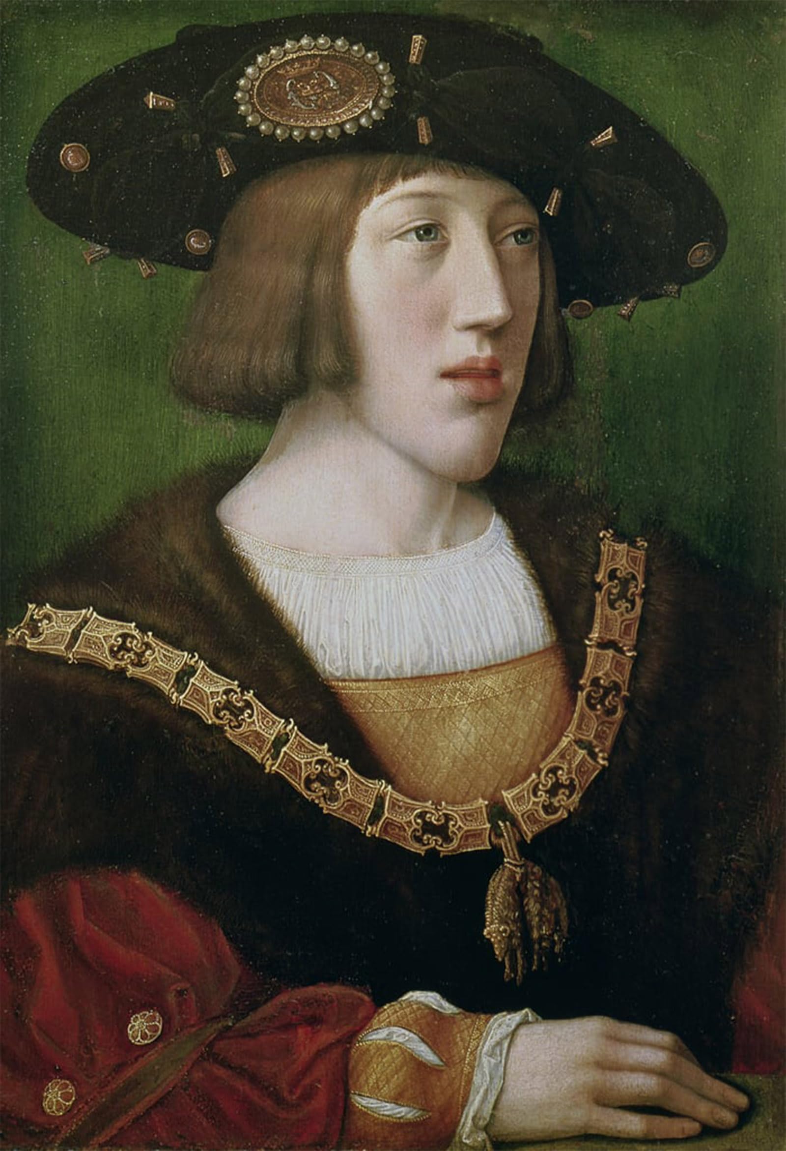 POSTERIIk Famous Animal Posters Vintage Picture Portrait of Charles V by Bernard Van Orley Modern Wall Decor for Home Decor 60x90cm