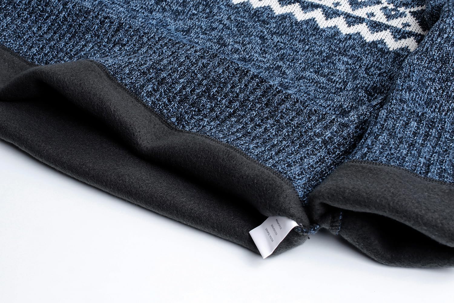 Men's Quarter Zip Pullover Christmas Sweater Casual Long Sleeve Slim Fit Knitted Jumper Top for Daily Holiday - Image 7