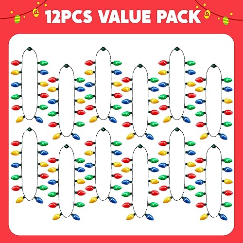 Miniatura 2 de JOYIN Collar de Navidad Collares de Navidad Collar de Navidad Bombillas Accesorios de Navidad Decoraciones de Navidad