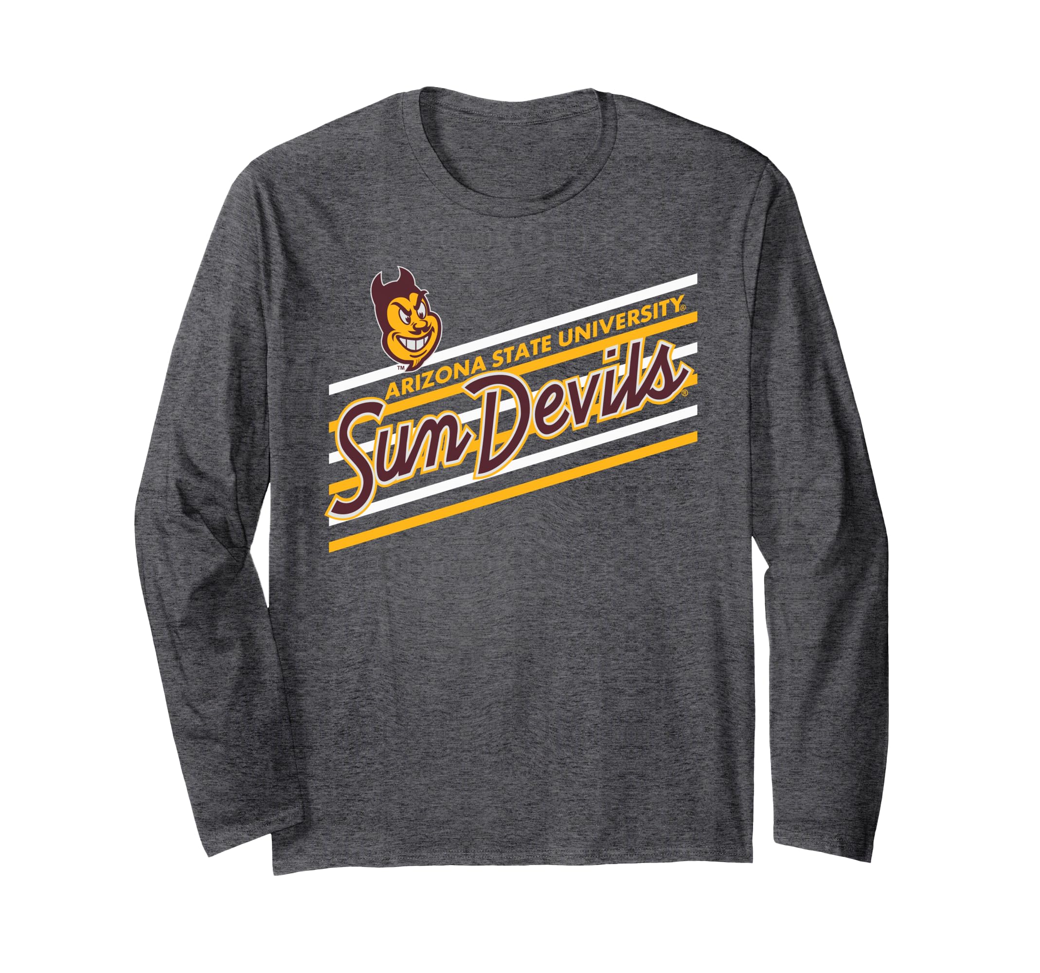 Arizona State Sun Devils Retro Performer Dark Heather Long Sleeve T-Shirt