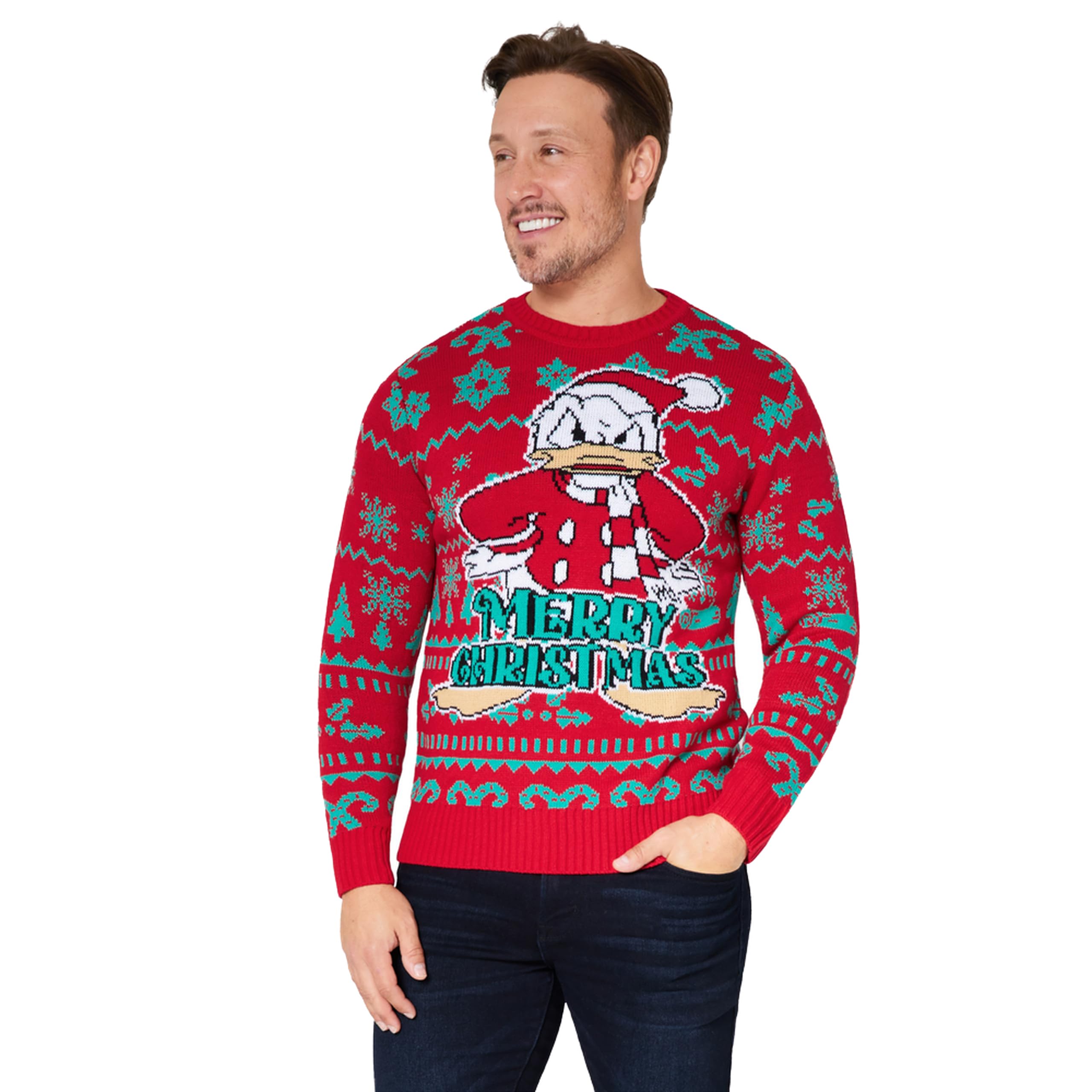 Disney Pull Homme Hiver Chaud, Pull de Noël Homme - Cadeau Homme et Ado