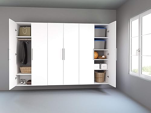 Miniatura 4 de Prepac HangUps Armario de almacenamiento para armario, montaje en pared de armario, armario de pared para ropa, armario de lavandería ideal para