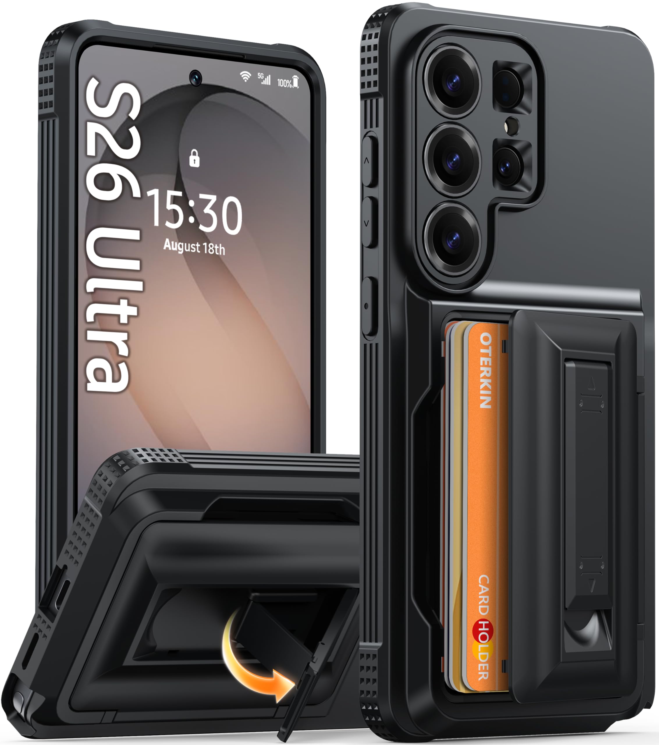 Amazon.com: Oterkin for Samsung Galaxy S26 Ultra Wallet Case [4-5