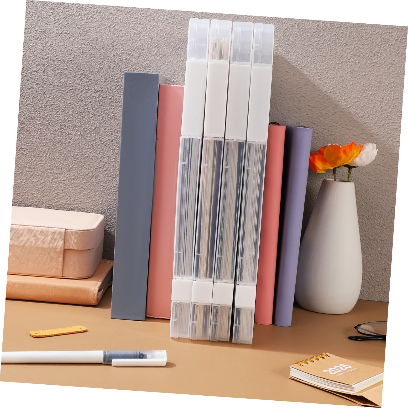 Artibetter 6stücke Transparenter Dokumenten-organizer Aus Kunststoff Mit Deckel Für Papier Format Für Büro Schule Und Zuhause Als Papier-organizer Und Aufbewahrungsbox