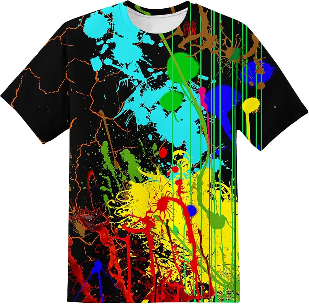 Jungen Mädchen Kinder T-Shirt 3D-Druck Grafik Kurzarmshirt für Kinder 6-16 Jahre - Bild 1 von 2