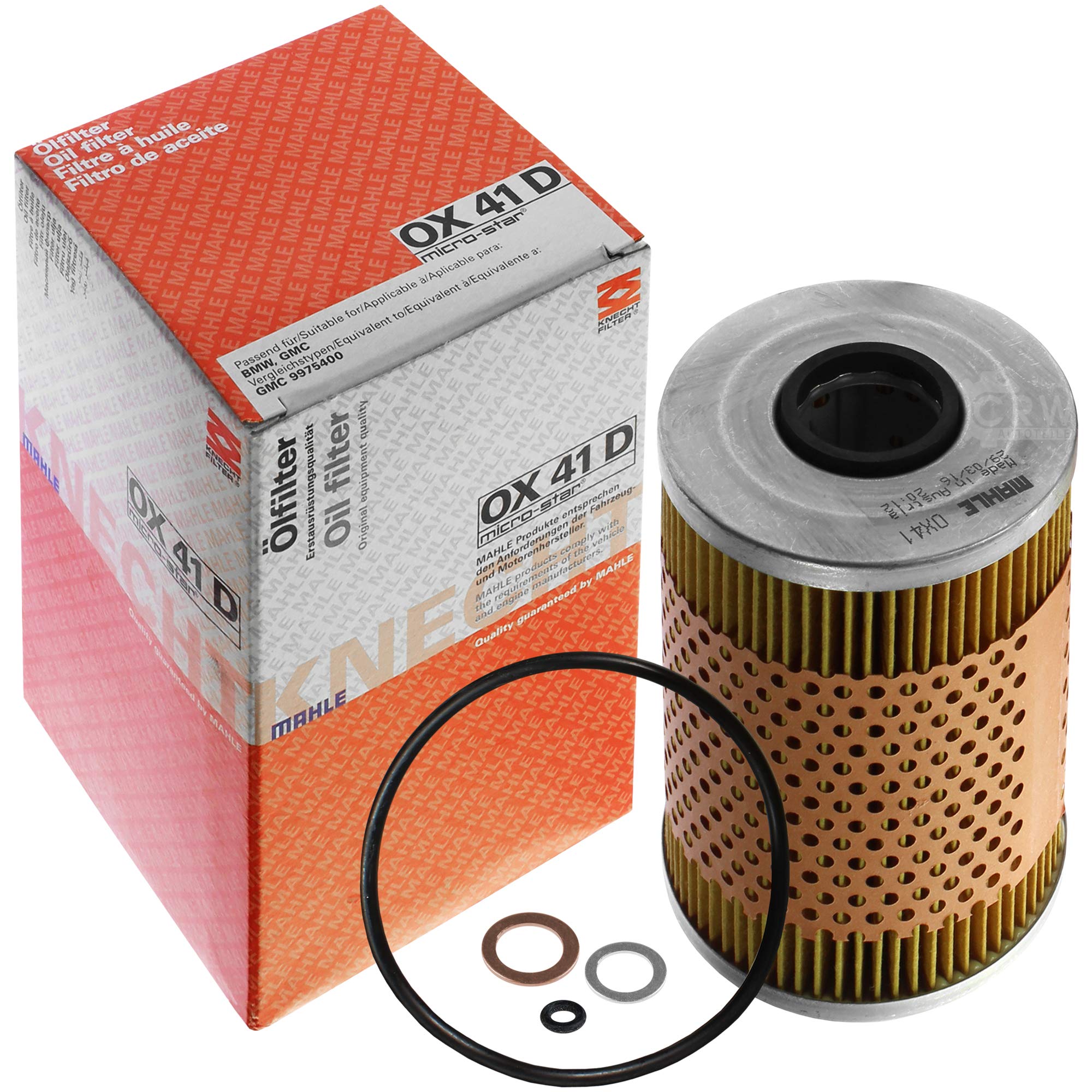 Paquete de inspección Kit de mantenimiento con filtro de aceite OX 41D, filtro de aire LX 36, filtro de combustible KL 9, tornillo de cierre